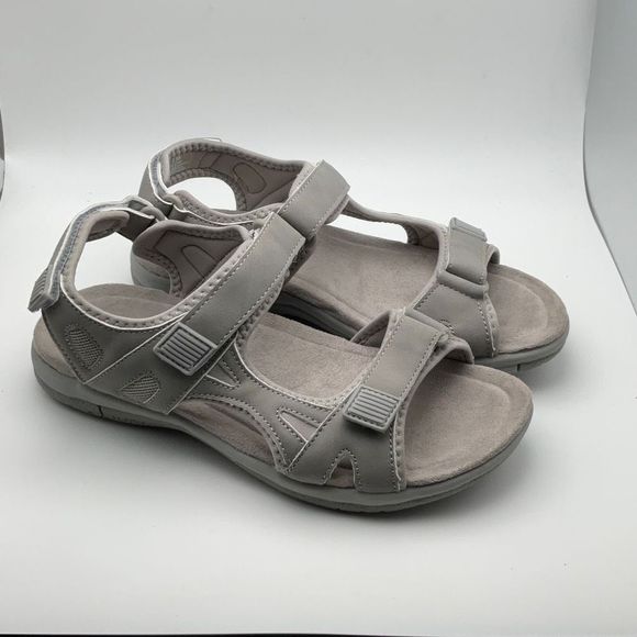 CUSHIONAIRE Women’s Comfort Footbed Outdoor Sandal Size 6.5 Wide - Picture 5 of 7